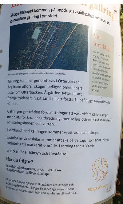 Information från Skogssällskapet